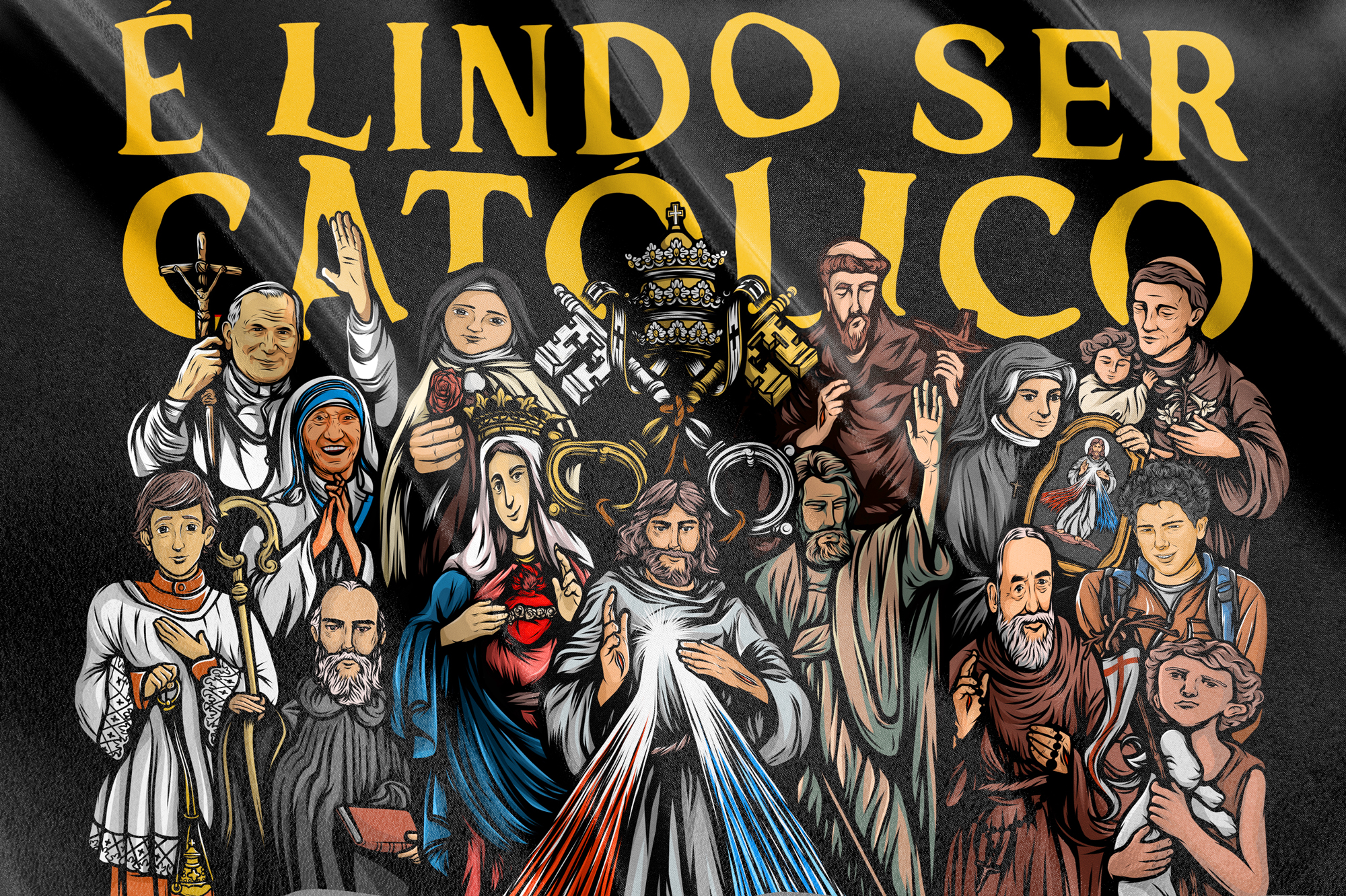 E-lindo-ser-Catolico-3.jpg É Lindo ser Católico – FRETE GRÁTIS ⚡️ - Imagem 1